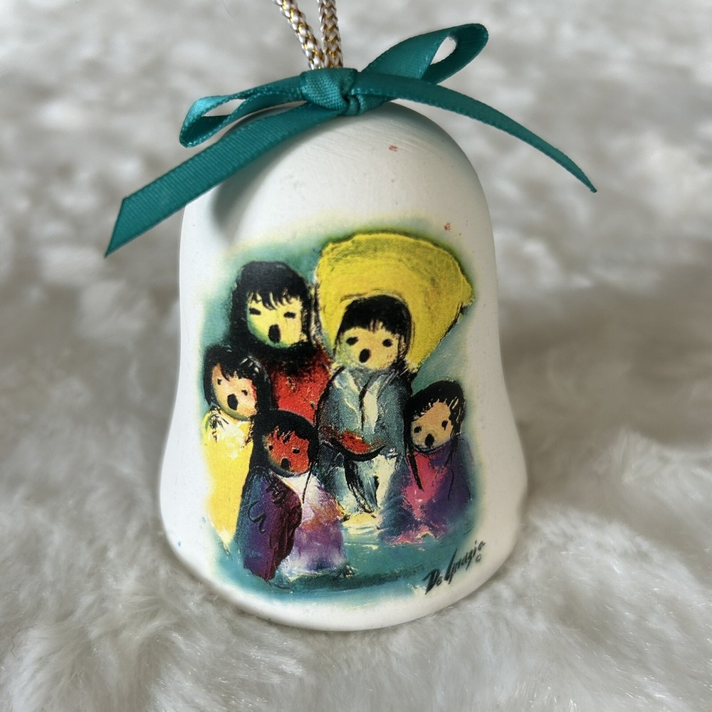 De Grazia Christmas Bell Ornament 2006 Collectors Limited Edition Holiday Tree